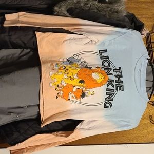 The Lion King cropped long sleeve